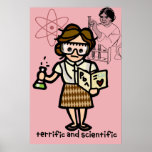 weird science on the wall. print