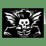 Weird Skeleton for Dia de los Muertos cards