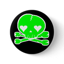 Weird Skull Goth Kawaii Style buttons by CandyRazor Weird Skull Goth Kawaii Style buttons