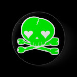 Weird Skull Goth Kawaii Style Pinback Buttons