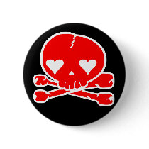 Weird Skull Goth Kawaii Style buttons by CandyRazor Weird Skull Goth Kawaii Style buttons