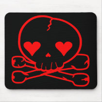 Weird Skull Goth Kawaii Style mousepads