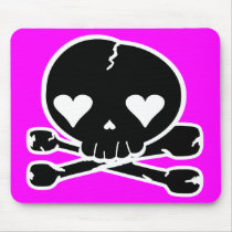 Weird Skull Goth Kawaii Style mousepads