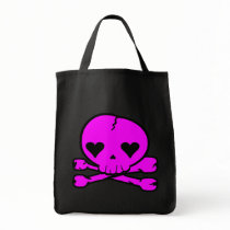 Weird Skull Goth Kawaii Style PINK bags