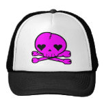 Weird Skull Goth Kawaii StyPINK hats