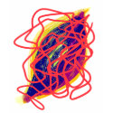 Weird Spaghetti Design (Red) Customizable t-shirts by FlorenceArt Weird Spaghetti Design (Red) Customizable t-shirts