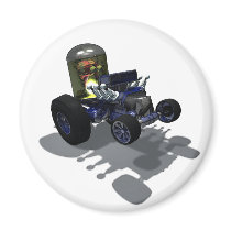 Weird Wheels Mad Brain Magnet