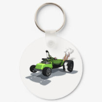Weird Wheels Thing Mobile Keychain
