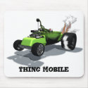 Weird Wheels Thing Mobile Mousepad by MDKgraphics Weird Wheels Thing Mobile Mousepad