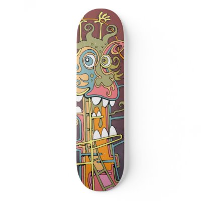 Weirdo Board Skate Board by givengraphics