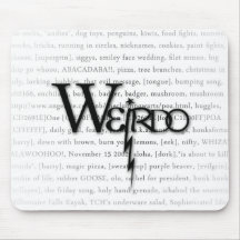weirdo mousepad