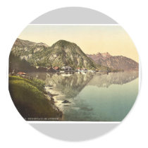 Weissenbach near Attersee, Upper Austria, Austro-H Round Sticker