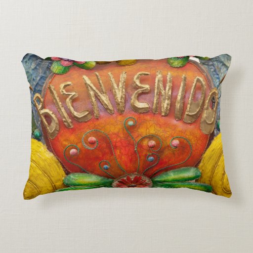 sign in Spanish, Mexico Accent Pillow Zazzle