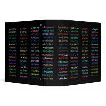 Welcome: 80 Languages 2" Binder