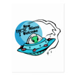 Welcome Aliens Postcards