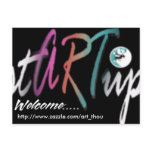 welcome art thou postcard