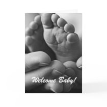 Welcome Baby greeting card by Debsdesignz Welcome Baby greeting card