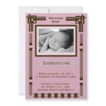 Welcome Baby Modern Baby Announcement