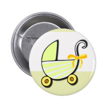 Welcome Baby or Baby Shower Button