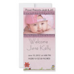 welcome baby photocard customized photo card