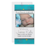 welcome baby photocard picture card