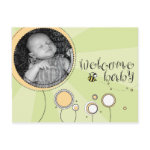 Welcome Baby postcard