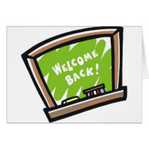 Welcome Back Chalkboard cards by BackToSchoolDays Welcome Back Chalkboard cards