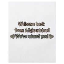 Welcome Back from Afghanistan Flyer
