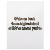 Welcome Back from Afghanistan letterhead by marriedtothearmy Welcome Back from Afghanistan letterhead