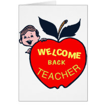 Welcome Back Teacher cards