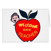 Welcome Back Teacher cards