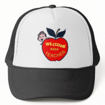 Welcome Back Teacher Trucker Hats