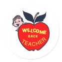 Welcome Back Teacher stickers by AutismZazzle Welcome Back Teacher stickers