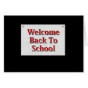 Welcome Back To School cards by JustParties Welcome Back To School cards