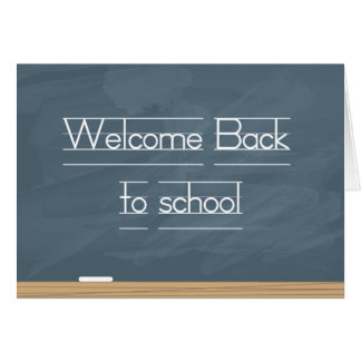 Welcome Back To School Cards Welcome Back To School Card Templates Postage Invitations Welcome Back To School Postcard Template