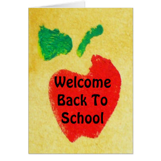 Welcome Back Teacher Cards Welcome Back Teacher Card Templates Postage Invitations Welcome Home Card Template
