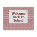 Welcome Back To School postcards by JustParties Welcome Back To School postcards