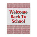 Welcome Back To School postcards by JustParties Welcome Back To School postcards