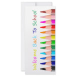 Welcome Back to School Rack Card