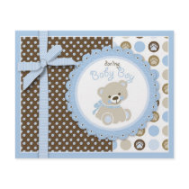 Welcome Bear Boy Advice Card Full Color Flyer