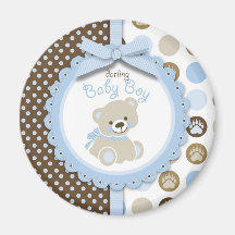 Welcome Bear Boy Magnet