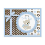 Welcome Bear Boy Postcard