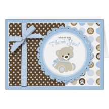 Welcome Bear Boy TYCard