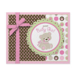 Welcome Bear Girl Advice Card Full Color Flyer