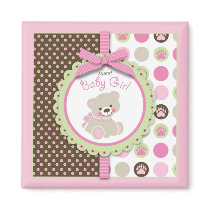 Welcome Bear Girl Magnet 2