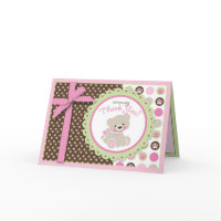 Welcome Bear Girl TYCard card