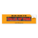 Welcome Bumper Sticker bumper stickers