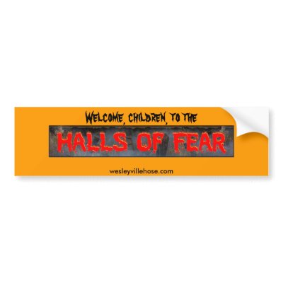 Welcome Bumper Sticker by wesleyvillehoseco