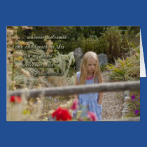 Welcome Child Thank You cards