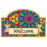"Welcome" - Decorative Sign photo sculptures